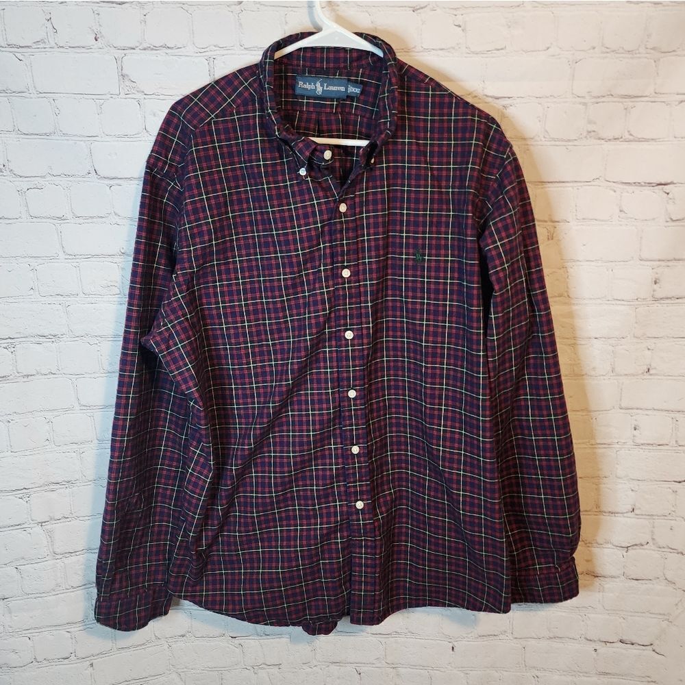 Men's Ralph Lauren longsleeve button-down shirt, size XXL